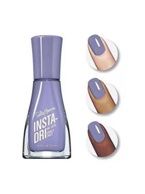 Lot Of 2 NEW Sally Hansen Insta-Dri Nail Polish Leapin' Lilac Fast Drying